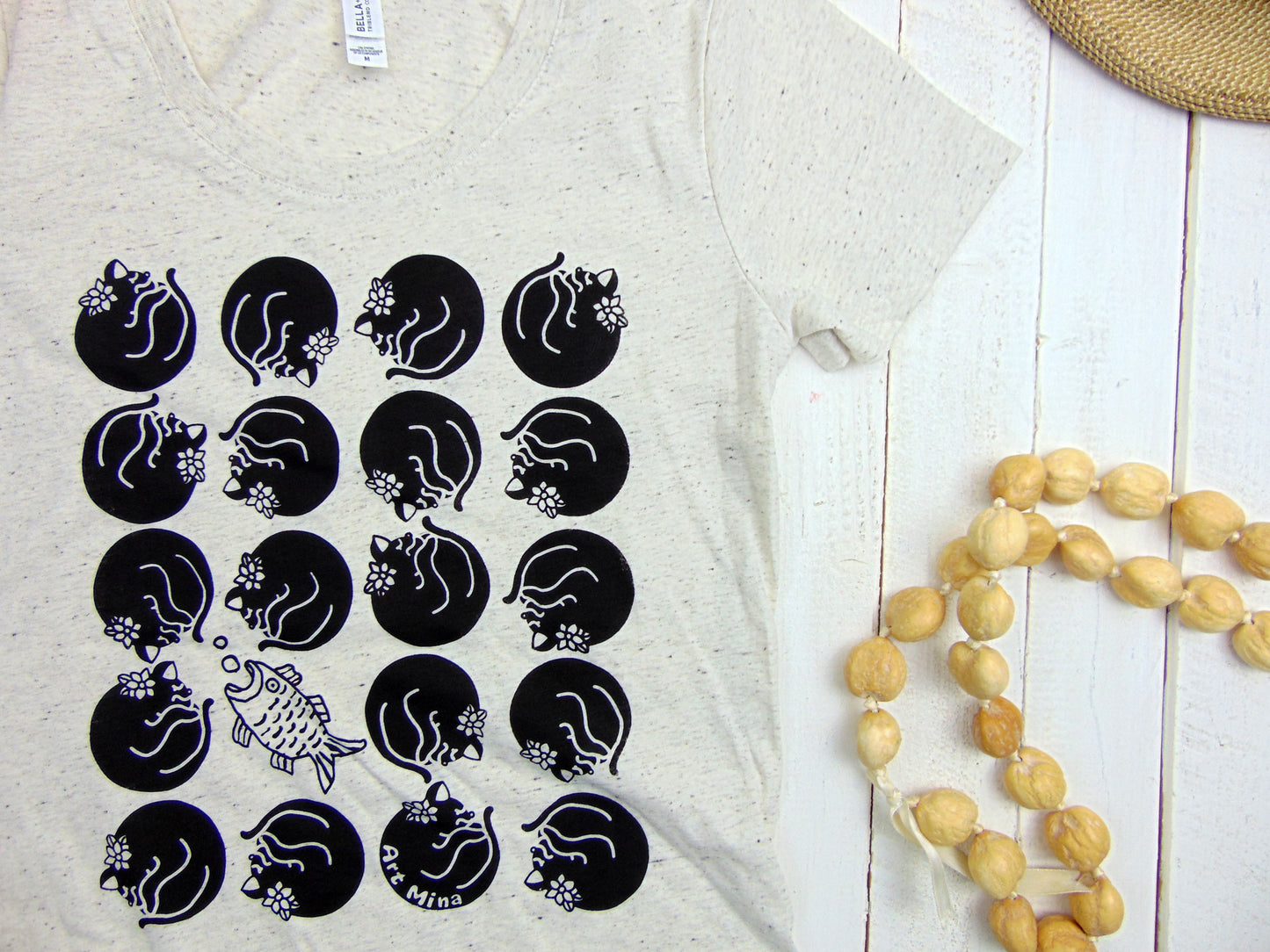 Kawaii Kuro neko black cats tee