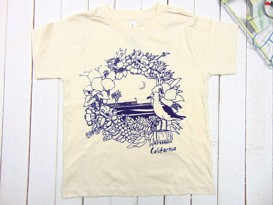 Art Mina California Pier Toddler & Youth Tee