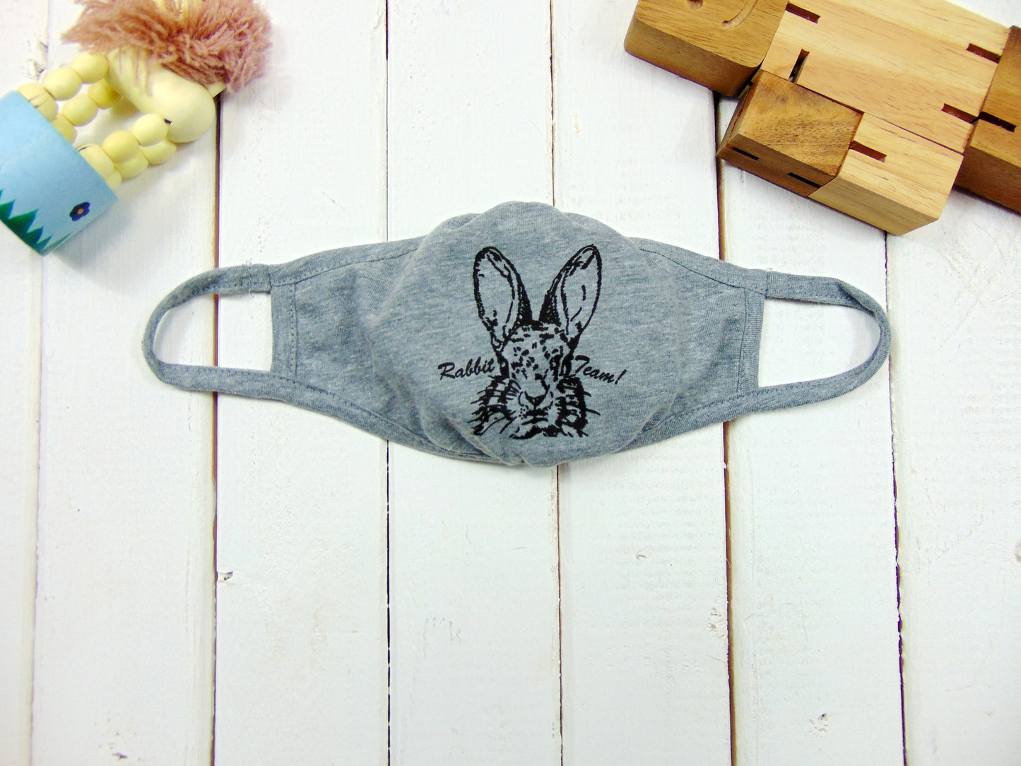 Art Mina Rabbit Youth Eco Face Mask