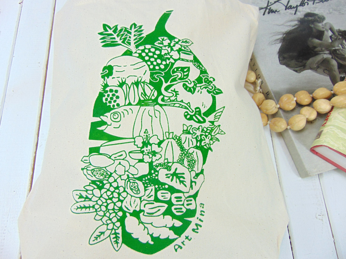 Luau Hawaiian Party Canvas Tote Bag