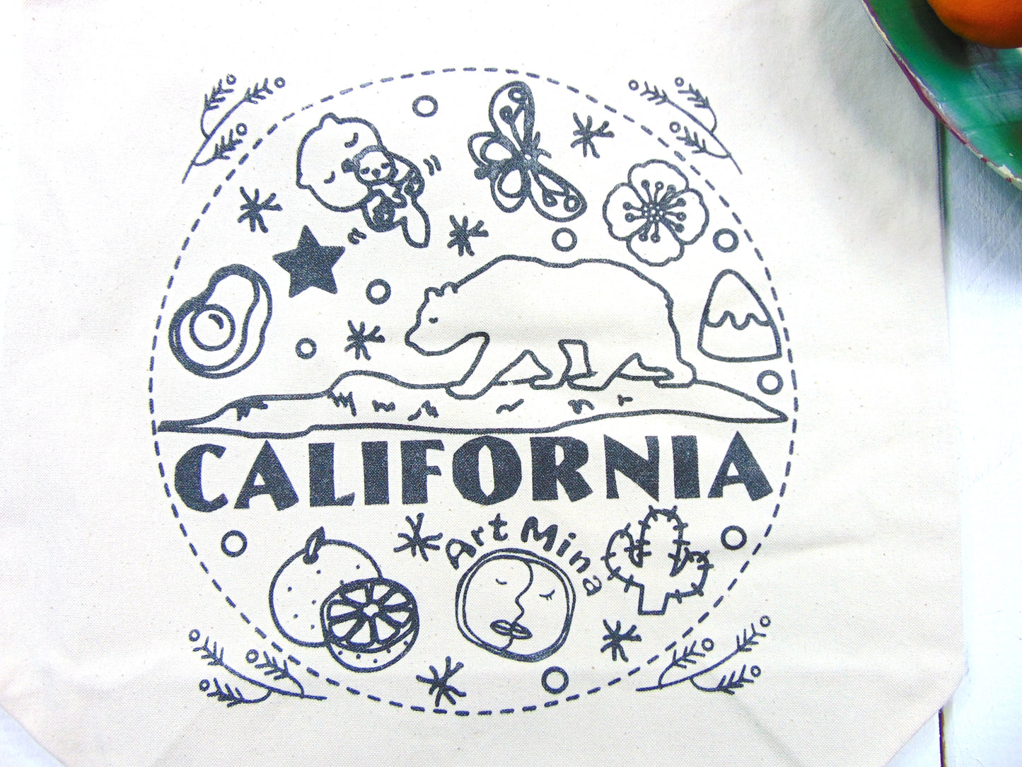Canvas Tote Bag "California Bear!"