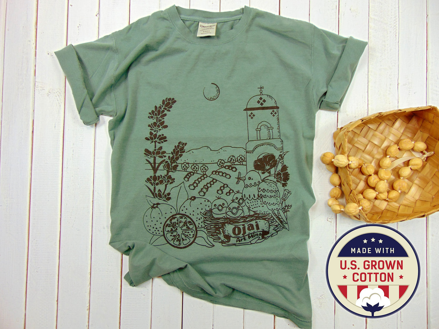 Ojai U.S. Grown Cotton Soft T-shirt