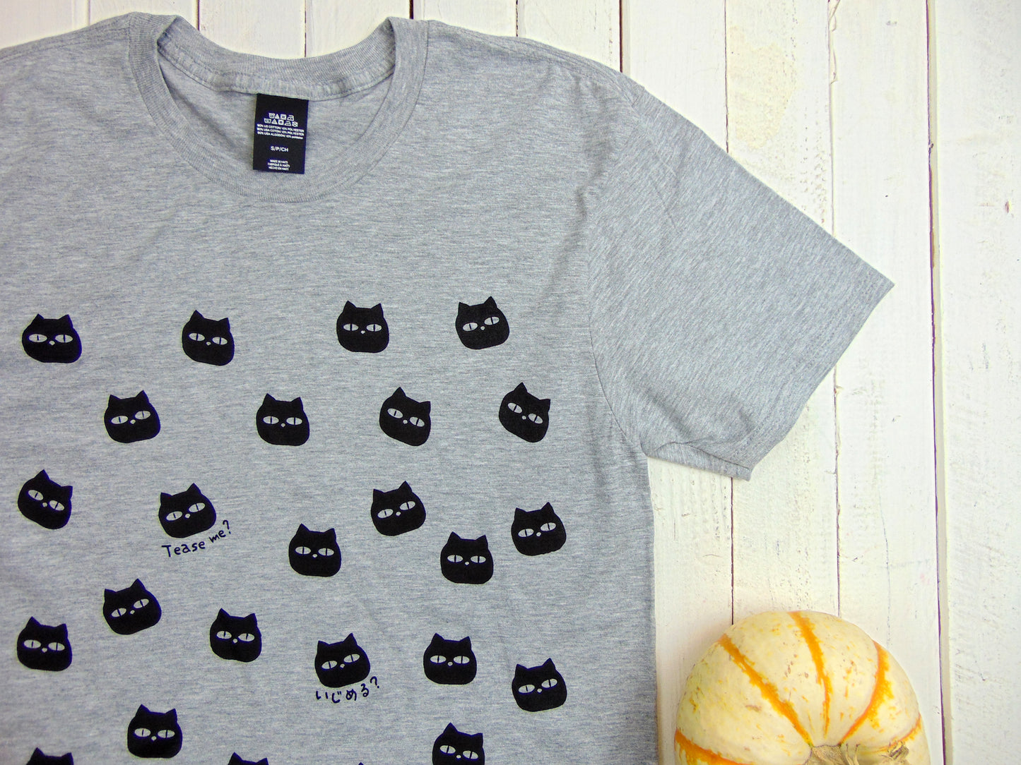 Unisex Soft T-shirt Black Cats "Tease Me?" Up to 5XL