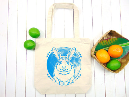 Canvas Tote Bag - Moon Rabbit