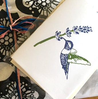 Hummingbird Note Card for Mostafa