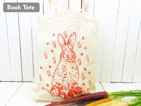 Reusable Bunny Tote Bag