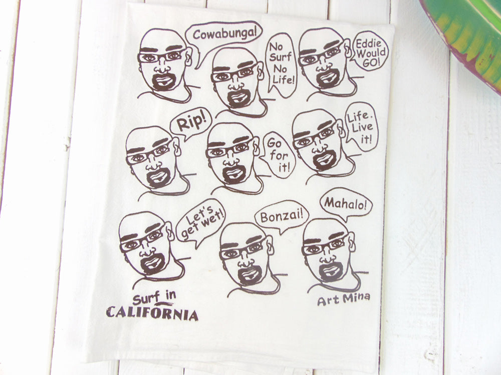 Kitchen Towel for Surfer